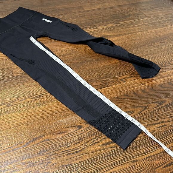 Gymshark Black Seamless Moto Look Leggings - Size Small - Picture 11 of 11